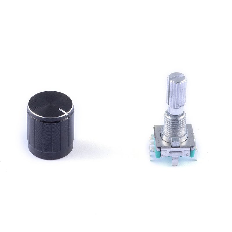 Cylewet 5Pcs 360 Degree Rotary Encoder Code Switch Digital Potentiometer with Push Button 5 Pins and Knob Cap for Arduino (Pack of 5) CYT1100 - Image 4